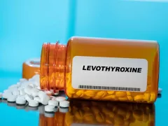 Flesje met levothyroxine tabletten