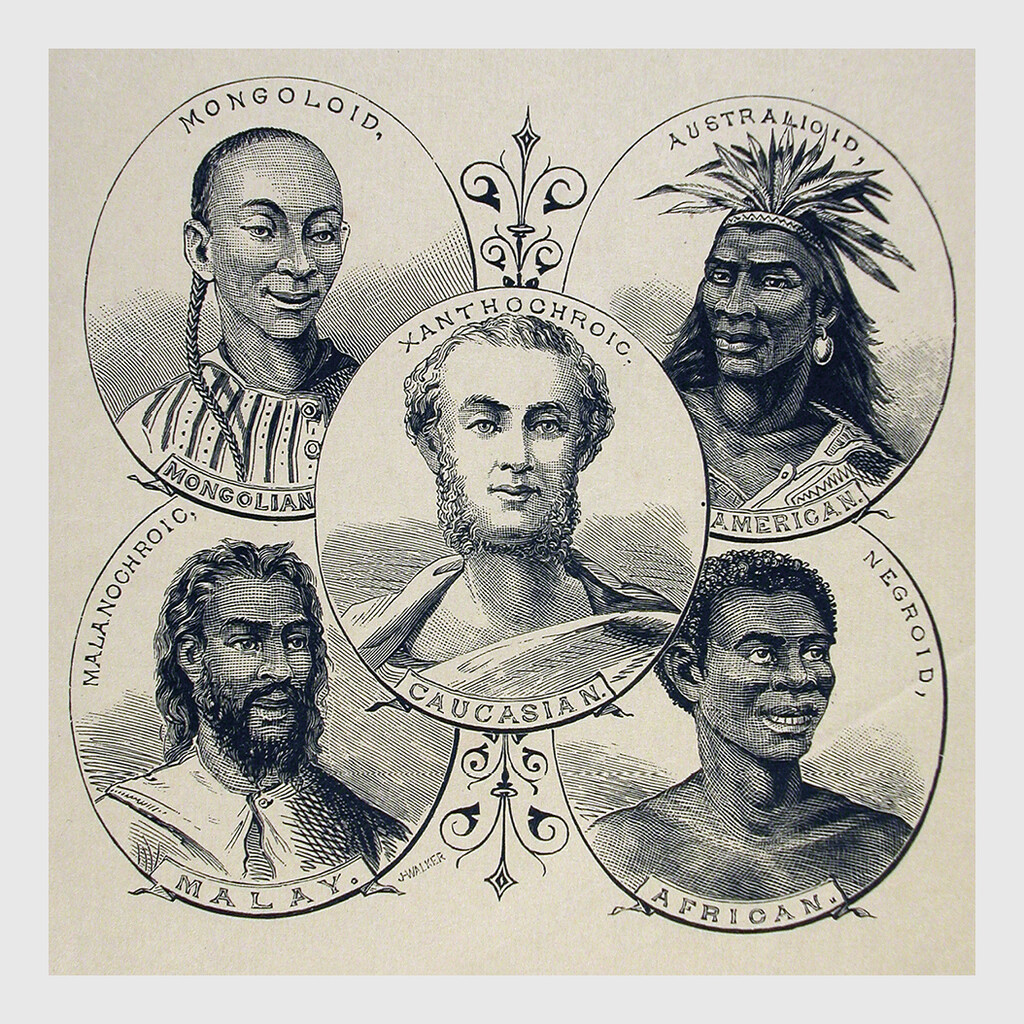 Figuur | Oude indeling van mensenrassen