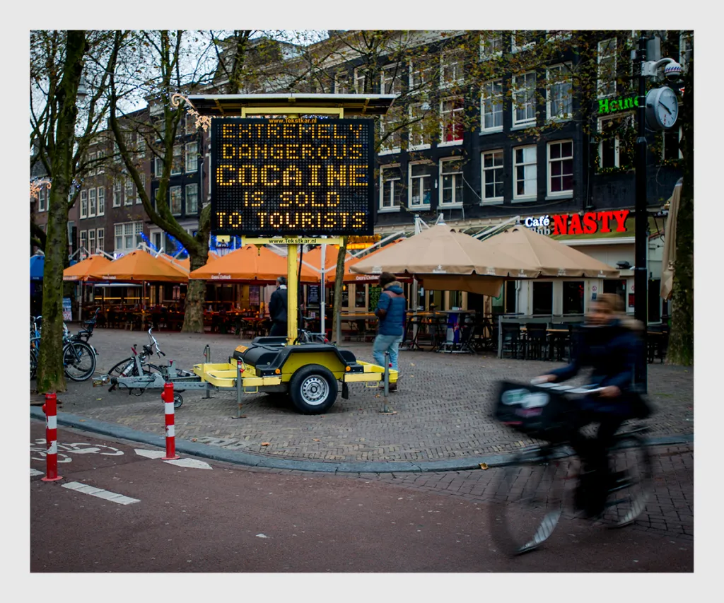 Figuur | Waarschuwingscampagne door middel van matrixborden