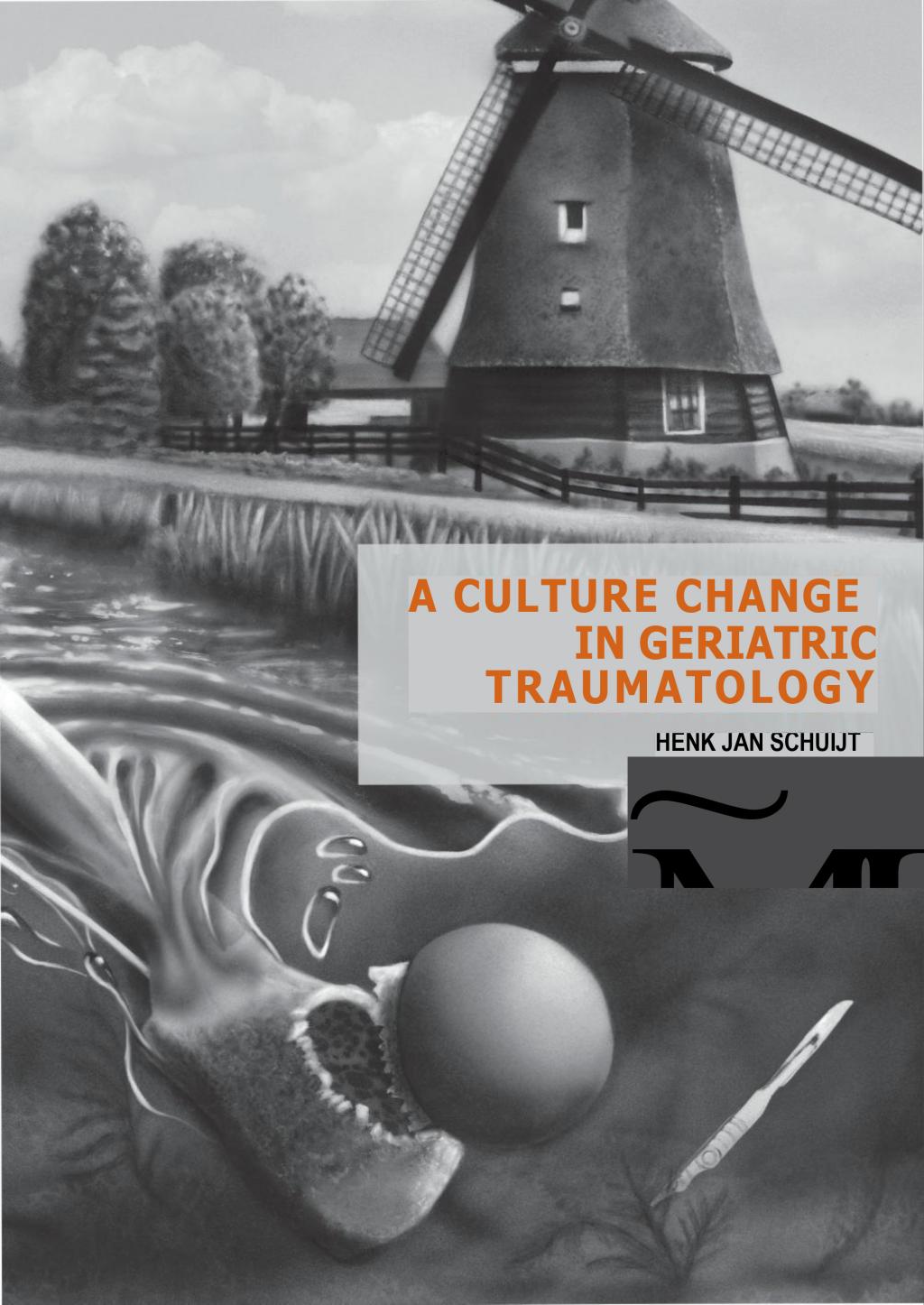 Cover van "A Culture change in geriatric traumatology" door Henk Jan Schuijt.