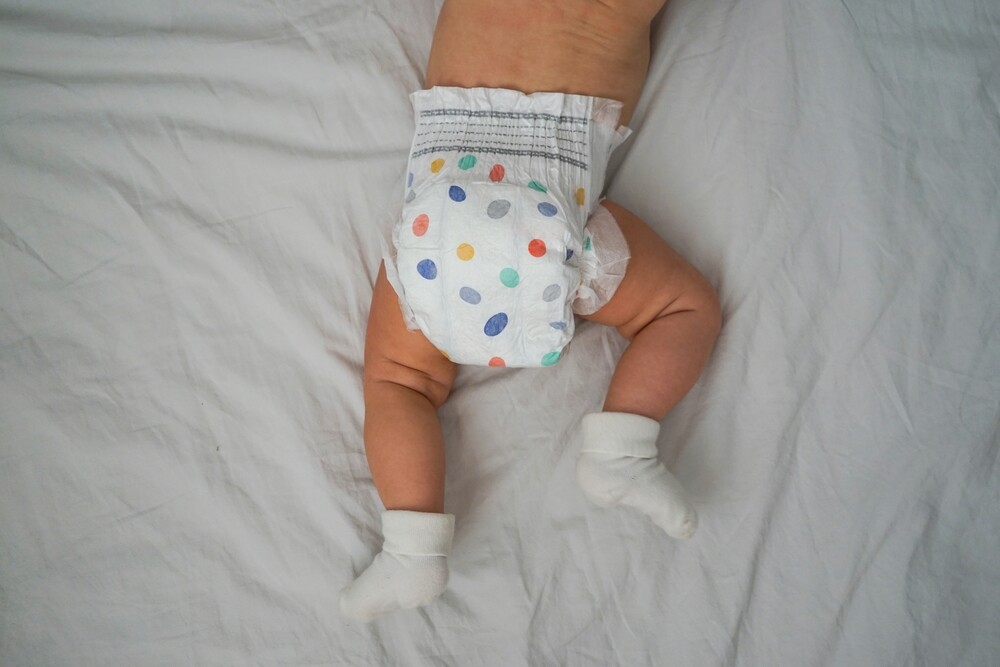 Babybilletjes in een luier