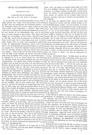 Eerste pagina van het artikel zoals het is gepubliceerd in het tijdschrift