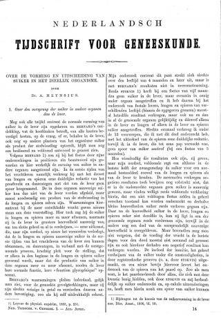 Eerste pagina van het artikel zoals het is gepubliceerd in het tijdschrift