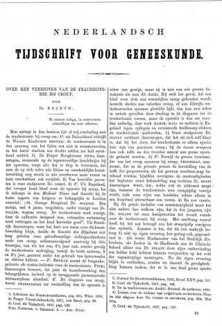 Eerste pagina van het artikel zoals het is gepubliceerd in het tijdschrift