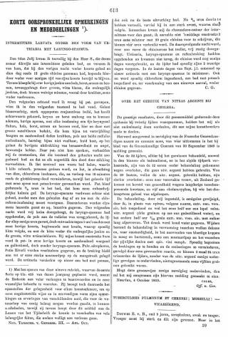 Eerste pagina van het artikel zoals het is gepubliceerd in het tijdschrift