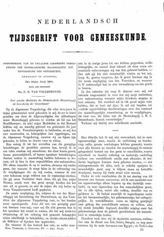 Eerste pagina van het artikel zoals het is gepubliceerd in het tijdschrift