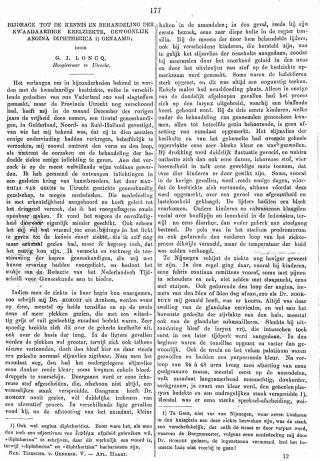 Eerste pagina van het artikel zoals het is gepubliceerd in het tijdschrift