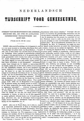 Eerste pagina van het artikel zoals het is gepubliceerd in het tijdschrift