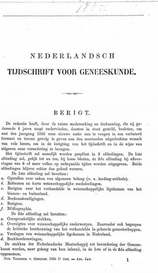 Eerste pagina van het artikel zoals het is gepubliceerd in het tijdschrift