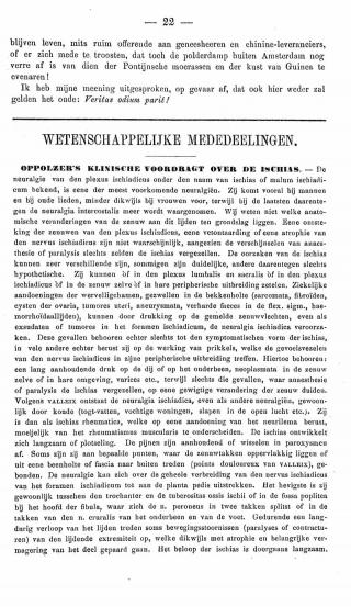 Eerste pagina van het artikel zoals het is gepubliceerd in het tijdschrift