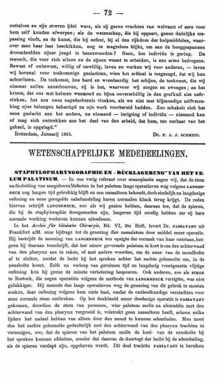 Eerste pagina van het artikel zoals het is gepubliceerd in het tijdschrift