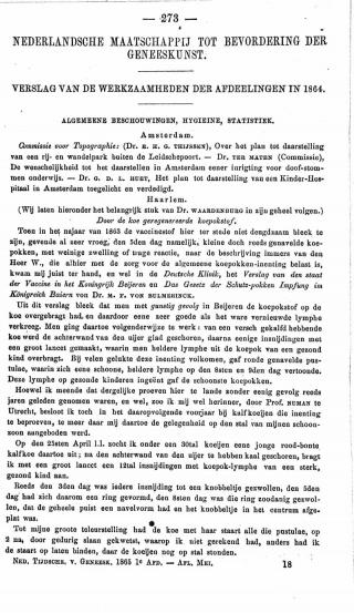 Eerste pagina van het artikel zoals het is gepubliceerd in het tijdschrift