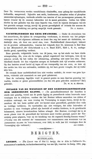 Eerste pagina van het artikel zoals het is gepubliceerd in het tijdschrift