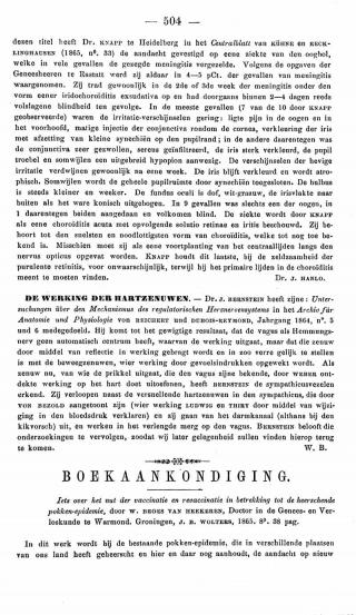 Eerste pagina van het artikel zoals het is gepubliceerd in het tijdschrift