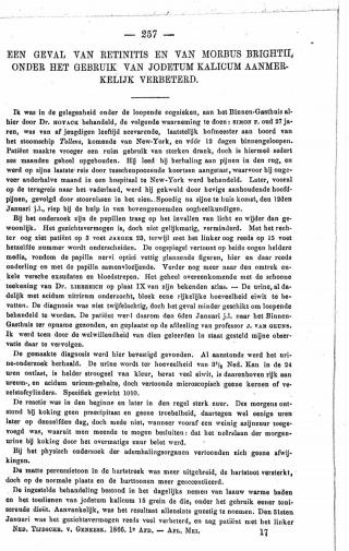 Eerste pagina van het artikel zoals het is gepubliceerd in het tijdschrift