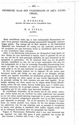 Eerste pagina van het artikel zoals het is gepubliceerd in het tijdschrift