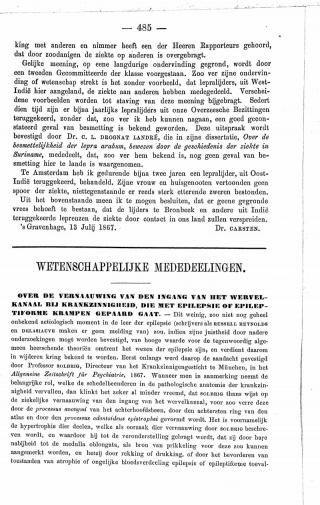 Eerste pagina van het artikel zoals het is gepubliceerd in het tijdschrift