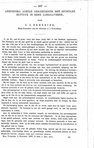 Eerste pagina van het artikel zoals het is gepubliceerd in het tijdschrift