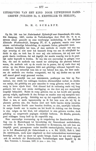 Eerste pagina van het artikel zoals het is gepubliceerd in het tijdschrift