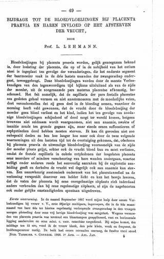 Eerste pagina van het artikel zoals het is gepubliceerd in het tijdschrift