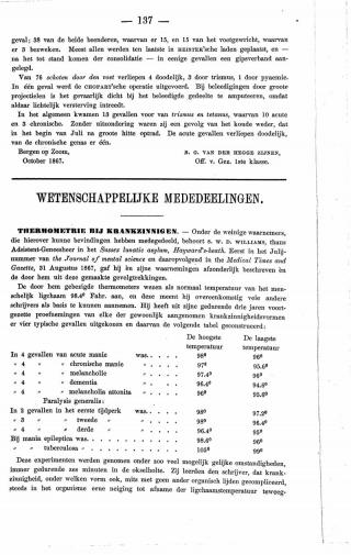 Eerste pagina van het artikel zoals het is gepubliceerd in het tijdschrift