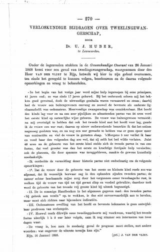 Eerste pagina van het artikel zoals het is gepubliceerd in het tijdschrift