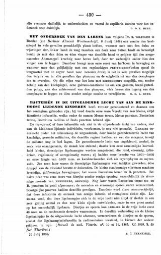 Eerste pagina van het artikel zoals het is gepubliceerd in het tijdschrift