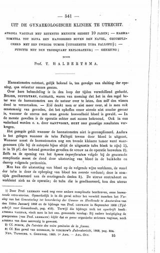 Eerste pagina van het artikel zoals het is gepubliceerd in het tijdschrift