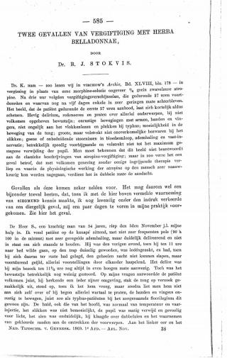 Eerste pagina van het artikel zoals het is gepubliceerd in het tijdschrift