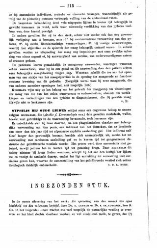 Eerste pagina van het artikel zoals het is gepubliceerd in het tijdschrift