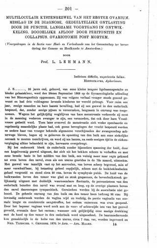 Eerste pagina van het artikel zoals het is gepubliceerd in het tijdschrift