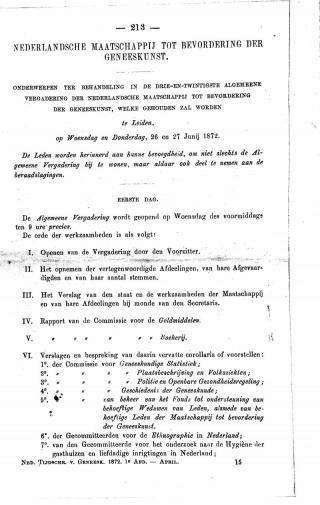 Eerste pagina van het artikel zoals het is gepubliceerd in het tijdschrift