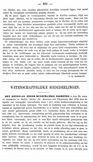 Eerste pagina van het artikel zoals het is gepubliceerd in het tijdschrift