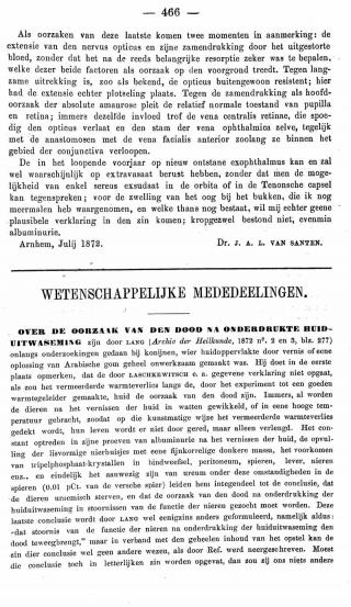 Eerste pagina van het artikel zoals het is gepubliceerd in het tijdschrift