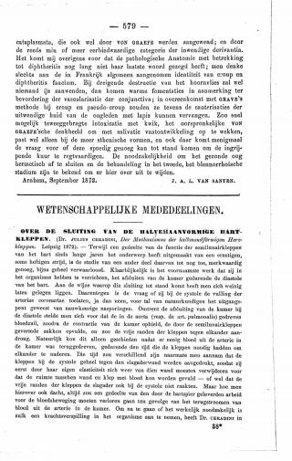 Eerste pagina van het artikel zoals het is gepubliceerd in het tijdschrift