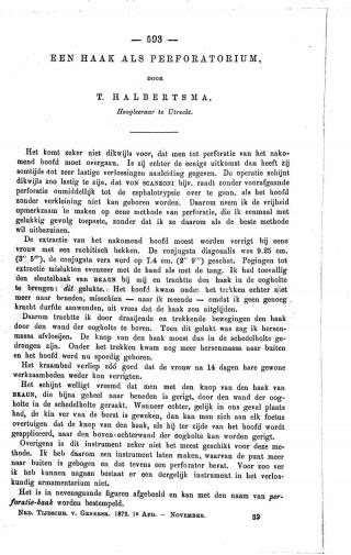 Eerste pagina van het artikel zoals het is gepubliceerd in het tijdschrift