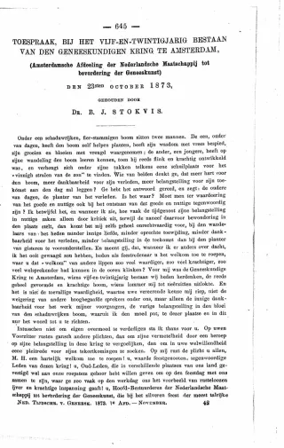Eerste pagina van het artikel zoals het is gepubliceerd in het tijdschrift
