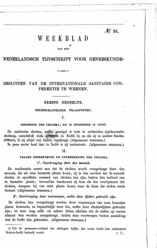 Eerste pagina van het artikel zoals het is gepubliceerd in het tijdschrift