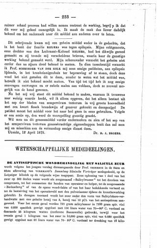 Eerste pagina van het artikel zoals het is gepubliceerd in het tijdschrift