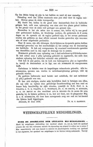 Eerste pagina van het artikel zoals het is gepubliceerd in het tijdschrift