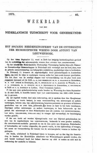 Eerste pagina van het artikel zoals het is gepubliceerd in het tijdschrift