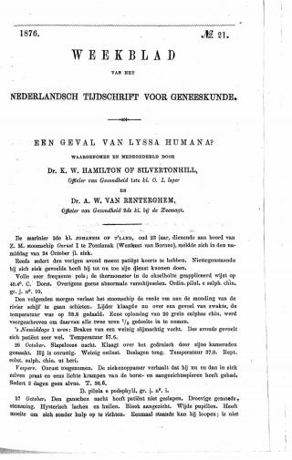 Eerste pagina van het artikel zoals het is gepubliceerd in het tijdschrift