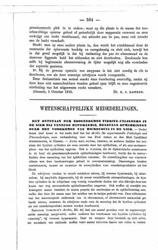 Eerste pagina van het artikel zoals het is gepubliceerd in het tijdschrift