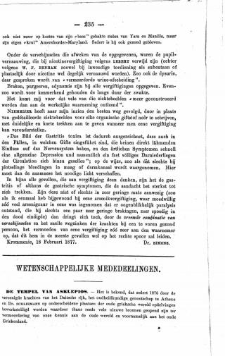 Eerste pagina van het artikel zoals het is gepubliceerd in het tijdschrift