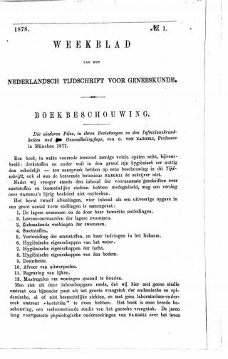 Eerste pagina van het artikel zoals het is gepubliceerd in het tijdschrift