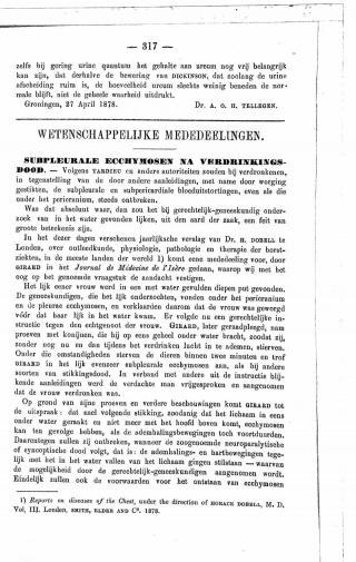 Eerste pagina van het artikel zoals het is gepubliceerd in het tijdschrift