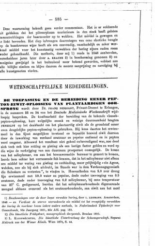 Eerste pagina van het artikel zoals het is gepubliceerd in het tijdschrift