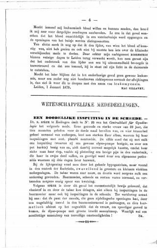 Eerste pagina van het artikel zoals het is gepubliceerd in het tijdschrift