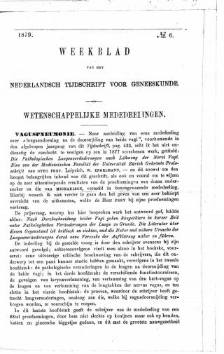 Eerste pagina van het artikel zoals het is gepubliceerd in het tijdschrift