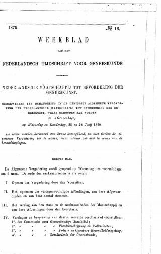 Eerste pagina van het artikel zoals het is gepubliceerd in het tijdschrift